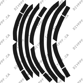 Wheel Lips 2003-2011 Lincoln Town Car 11-03 4D Sdn PPF