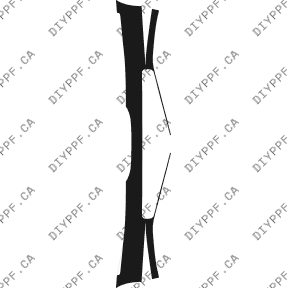 Bumper, Middle 2003-2011 Lincoln Town Car 11-03 4D Sdn PPF