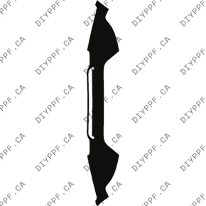 Bumper, Bottom 2021-2024 Jeep Grand Cherokee L Overland 24-21 4D SUV PPF