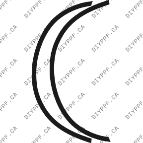 Wheel Lip Rear, L&R 2003-2009 Mazda B-Series Sport 09-03 P/U PPF