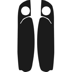 Door Handles 2003-2004 Mazda Miata 04-03 2D Conv PPF