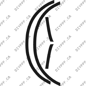 Wheel Lip Rear, L&R 2003-2003 Mazda Millenia 03-03 4D Sdn PPF