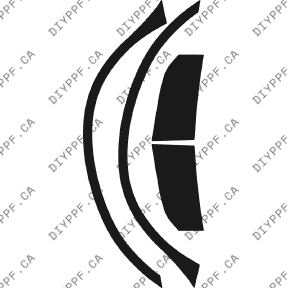 Wheel Lip/Splash Front, L&R 2003-2003 Mazda Millenia 03-03 4D Sdn PPF