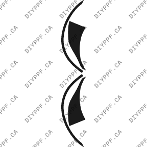 Wheel Lip/splash Rear, L&R 2003-2003 Mazda Protege 03-03 4D SW PPF