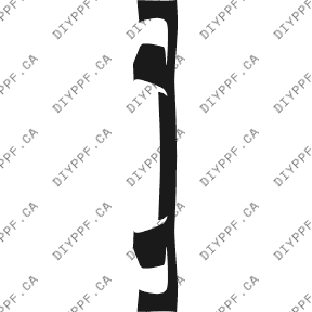 Bumper, Bottom 2003-2003 Mazda Protege 03-03 4D SW PPF