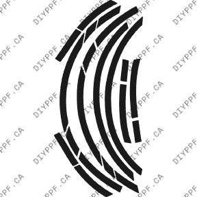 Wheel Lips 2002-2004 Mercedes-Benz C Class 04-02 4D Sdn PPF