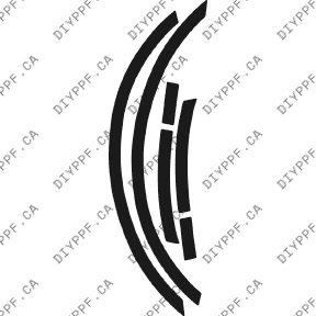 Wheel Lip Front, L&R 2002-2004 Mercedes-Benz C Class 04-02 4D Sdn PPF
