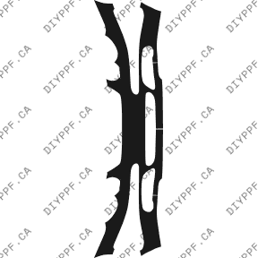 Bumper, Top 2002-2004 Mercedes-Benz C Class 04-02 2D HB PPF