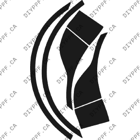 Wheel Lip/splash Rear, L&R 2003-2006 Mercedes-Benz CL Class 06-03 2D Cpe PPF