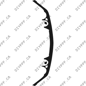 Bumper, Top 2003-2003 Mercedes-Benz CLK 03-03 2D Conv PPF