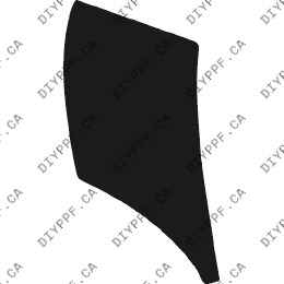 Bumper, Middle Left 2003-2003 Mercedes-Benz CLK 03-03 2D Conv PPF