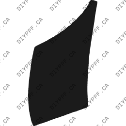 Bumper, Middle Right 2003-2003 Mercedes-Benz CLK 03-03 2D Conv PPF