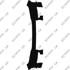 Bumper, w/ 2 Sensors 2021-2024 Jeep Grand Cherokee L Summit 24-21 4D SUV PPF