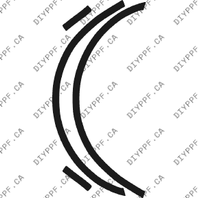 Wheel Lip Front, L&R 2002-2006 Mercedes-Benz E Class 06-02 4D SW PPF