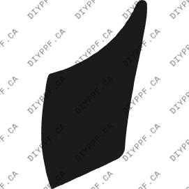 Bumper, Top Right 2002-2006 Mercedes-Benz E Class 06-02 4D SW PPF