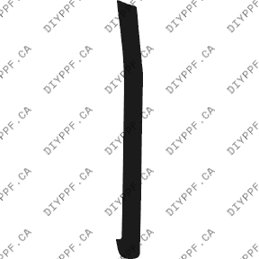 Bumper, Middle Left 2002-2006 Mercedes-Benz E Class 06-02 4D SW PPF