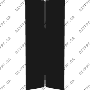 Door Panels Front, L&R 2002-2005 Mercedes-Benz ML Class 05-02 4D SUV PPF