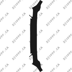 Bumper, Bottom 2002-2005 Mercedes-Benz ML Class 05-02 4D SUV PPF