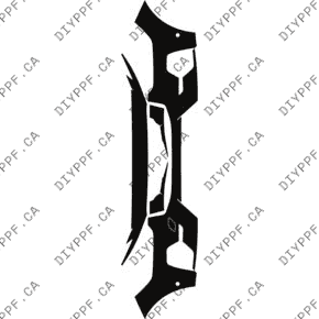 Front Bumper, w/ 2 Sensors 2022-2023 Volvo XC60 Inscription/Ultimate/Bright 23-22 4D SUV PPF