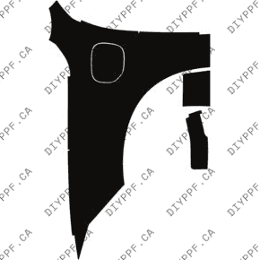 Fender/Mirror w/ Charge Port Door, Left Full 2022-2023 Volvo XC60 Inscription/Ultimate/Bright 23-22 4D SUV PPF