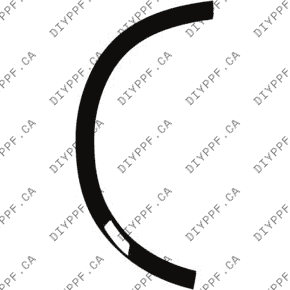 Wheel, Flare Front, Full Left 2024-2024 Ford Ranger XLT/Lariat 24-24 Crew P/U PPF