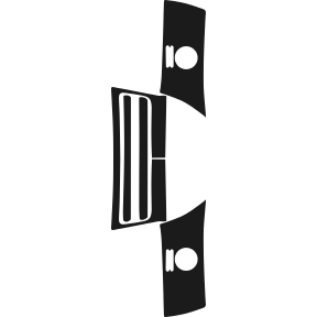 Front Bumper 2003-2006 Mitsubishi Montero 06-03 4D SUV PPF