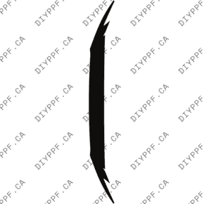 Bumper, Bottom 2022-2023 Volvo XC60 Inscription/Ultimate/Bright w/ flares 23-22 4D SUV PPF