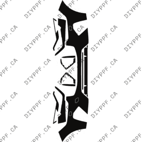 Front Bumper, Washers 2022-2023 Volvo XC60 R-Design/Plus/Dark 23-22 4D SUV PPF