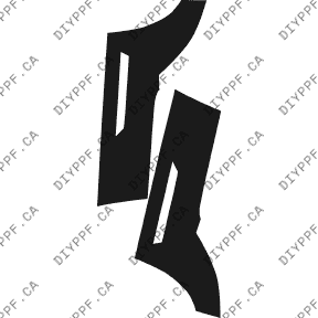 Door Panels Rear, L&R 2003-2006 Pontiac Aztek 06-03 4D SUV PPF