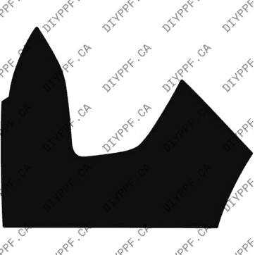 Fender, Right, Wrapped 2022-2025 GMC Sierra 1500 Elevation/Denali 25-22 Crew P/U PPF