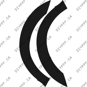 Wheel Lip Front, L&R 2003-2004 Pontiac Vibe 04-03 4D Sdn PPF