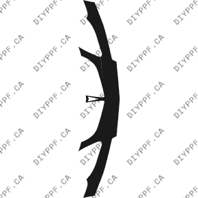 Bumper, Top 2003-2004 Pontiac Vibe 04-03 4D Sdn PPF