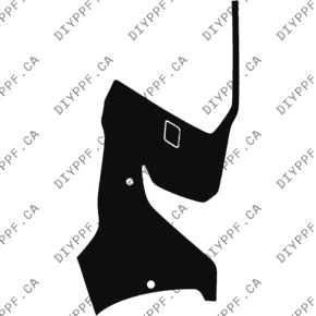 Bumper, Right w/ 2 Sensors 2022-2025 Lexus NX 25-22 4D SUV PPF