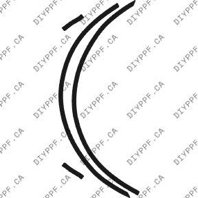 Wheel Lip Front, L&R 2002-2004 Porsche 911 Carrera Cpe/Conv 04-02 2D Cpe PPF