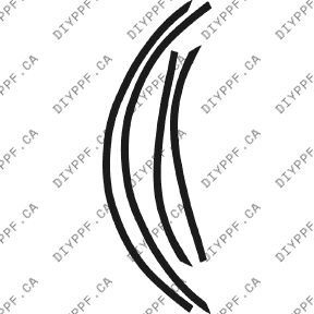 Wheel Lip Rear, L&R 2002-2004 Porsche 911 Carrera Cpe/Conv 04-02 2D Cpe PPF