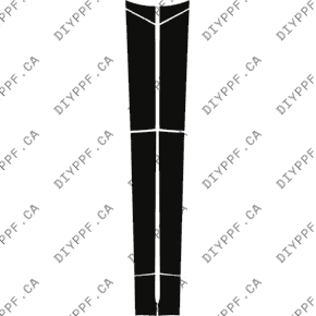 Door Panels, L&R 2022-2024 Mercedes-Benz EQS 580 /450 w/ AMG Line Package 24-22 4D Sdn PPF