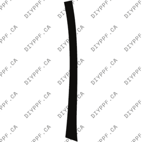 Door, A Pillar Left 2022-2024 Mercedes-Benz EQS 580 /450 w/ AMG Line Package 24-22 4D Sdn PPF