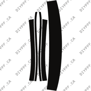 Roof & A Pillar 2023-2023 Mercedes-Benz AMG GT 63 23-23 4D HB PPF