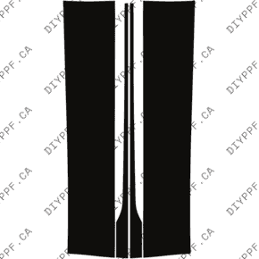 Door Panels Front, L&R 2022-2024 Volkswagen Tiguan SE R-Line Black/SEL R-Line 24-22 4D SUV PPF