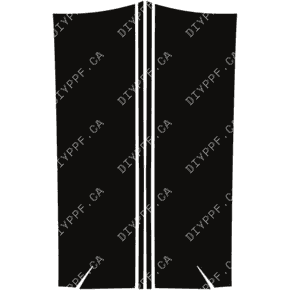 Door Panels Rear, L&R 2022-2024 Volkswagen Tiguan SE R-Line Black/SEL R-Line 24-22 4D SUV PPF