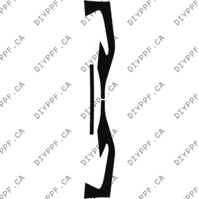 Bumper, Bottom 2022-2024 Volkswagen Tiguan SE R-Line Black/SEL R-Line 24-22 4D SUV PPF