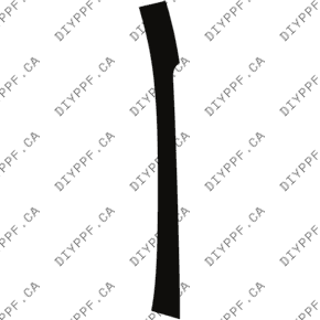 Door, A Pillar Right 2022-2024 Volkswagen Tiguan SE R-Line Black/SEL R-Line 24-22 4D SUV PPF