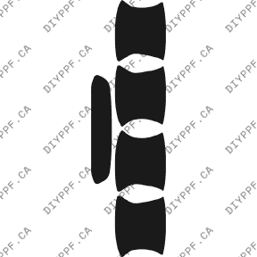 Door Handles 2003-2003 Subaru Impreza 03-03 4D Sdn PPF