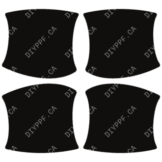 Door Handles 2022-2024 KIA Forte LX/LXS 24-22 4D Sdn PPF