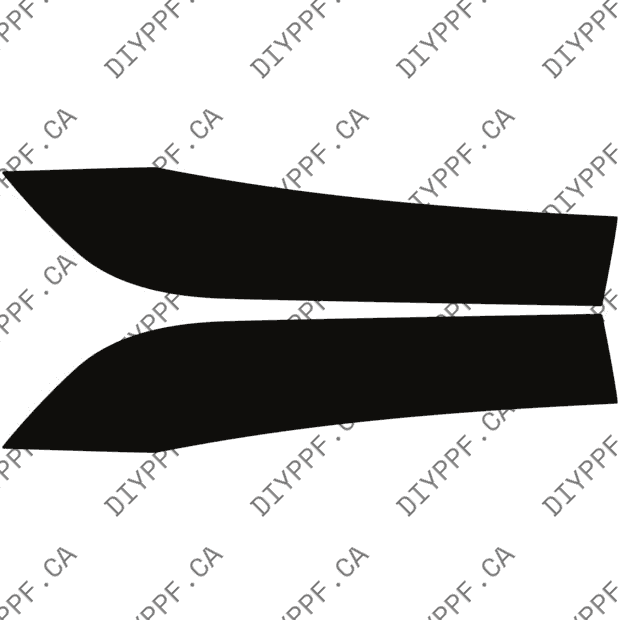 Door Panels Rear, L&R 2022-2024 KIA Forte LX/LXS 24-22 4D Sdn PPF