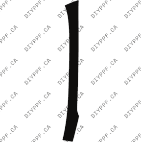 Door, A Pillar Left 2022-2024 KIA Forte LX/LXS 24-22 4D Sdn PPF