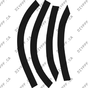 Wheel Lip Front, L&R 2003-2003 Volkswagen Eurovan 03-03 MV PPF