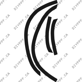 Wheel Lip Rear, L&R 2003-2003 Volkswagen Eurovan 03-03 MV PPF