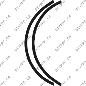 Wheel Lip Front, L&R 2003-2003 Volkswagen Golf, GTI 03-03 2D HB PPF