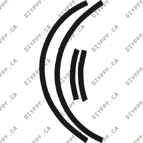 Wheel Lip Rear, L&R 2003-2003 Volkswagen Golf, GTI 03-03 2D HB PPF